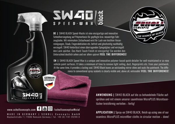 Bón SW40 BLACK 500ml - Image 3